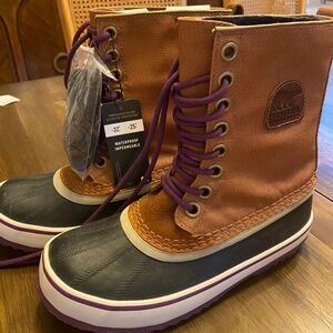 Sorel Women 1964 Premium CVS Snow Boot Camel Brown 7US Waterproof Insulated